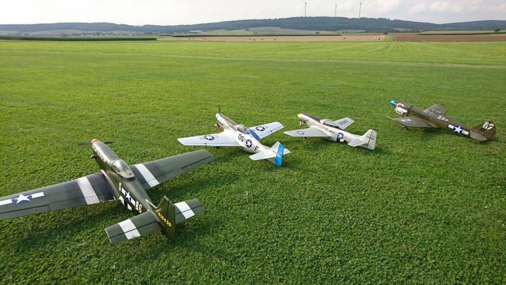 Modellflugplatz Fulda Mustang P51D